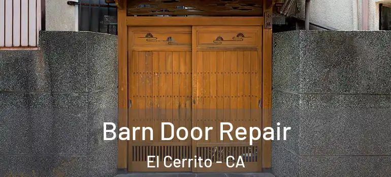  Barn Door Repair El Cerrito - CA