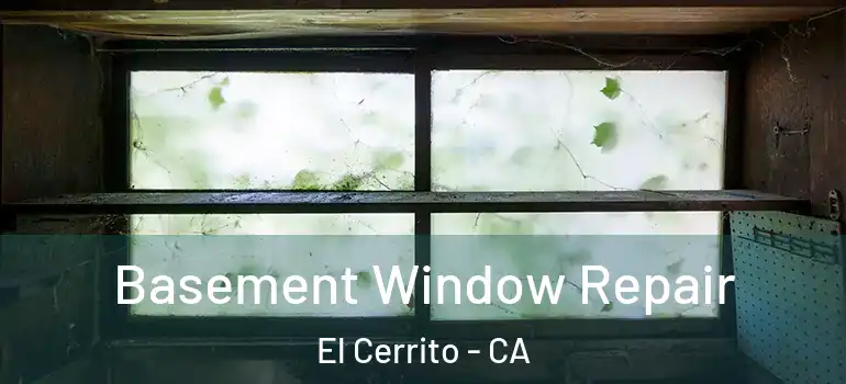  Basement Window Repair El Cerrito - CA