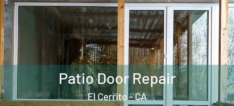  Patio Door Repair El Cerrito - CA