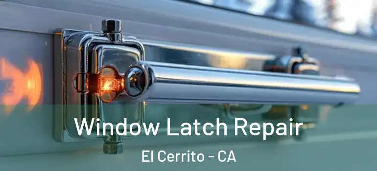  Window Latch Repair El Cerrito - CA